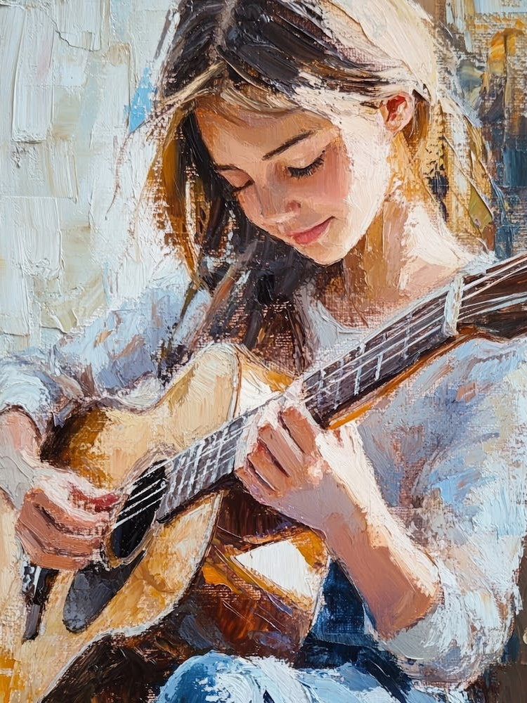 The Girl Plays The Guitar