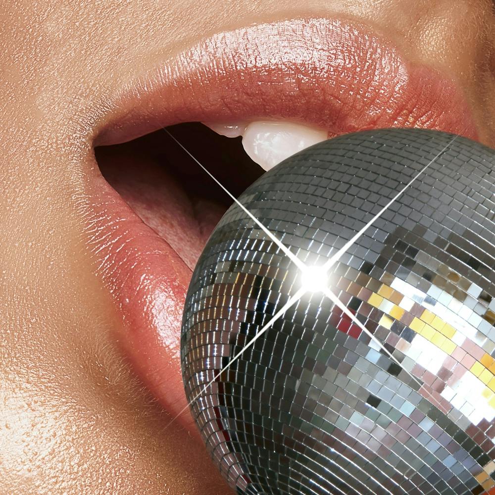 Disco Lollypop Lips SQUARE