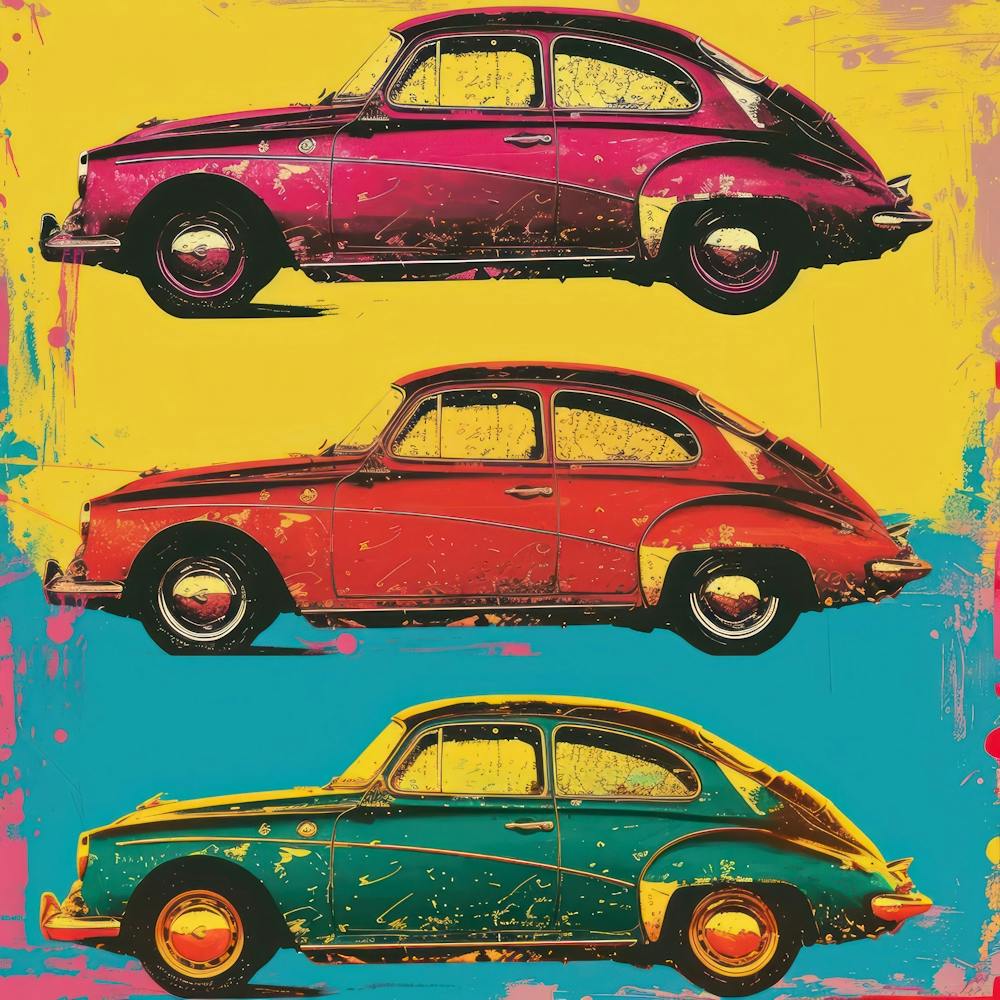 Stühle Pop Art 3