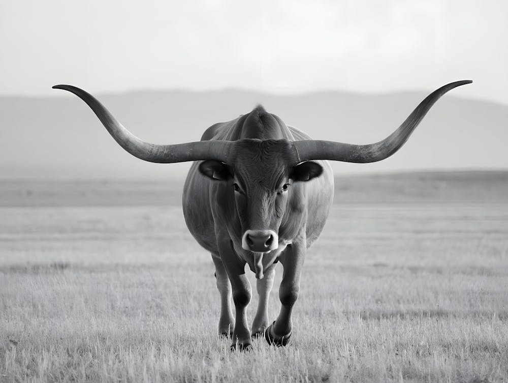 Longhorn-Bulle