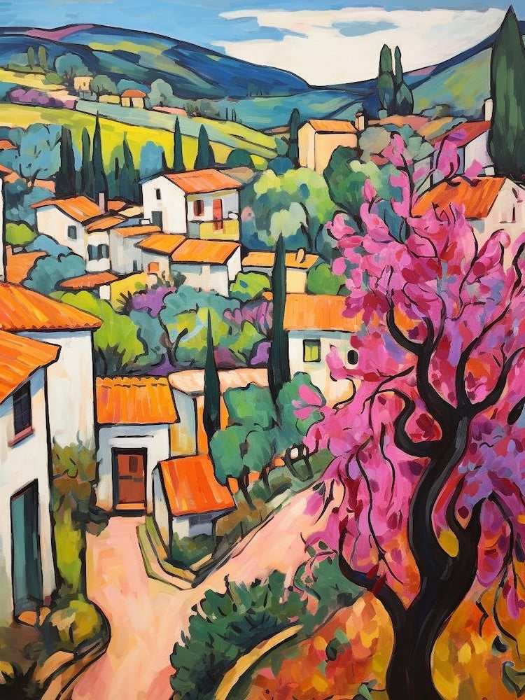 Cortona Italy 1 Fauvist Painting