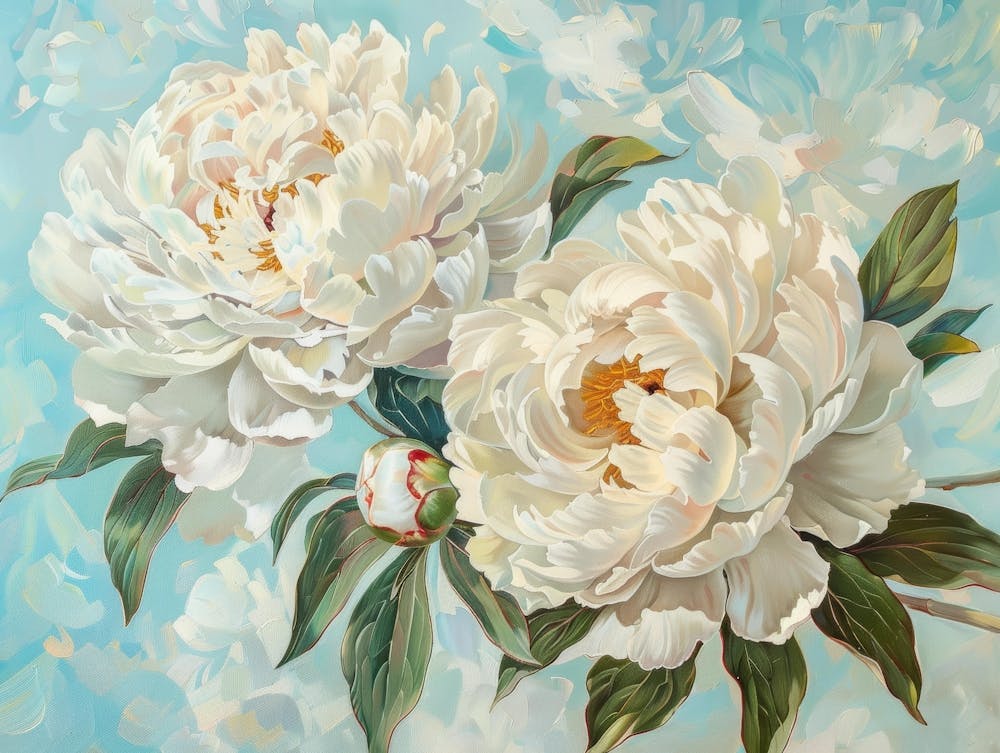 White Peonies 8