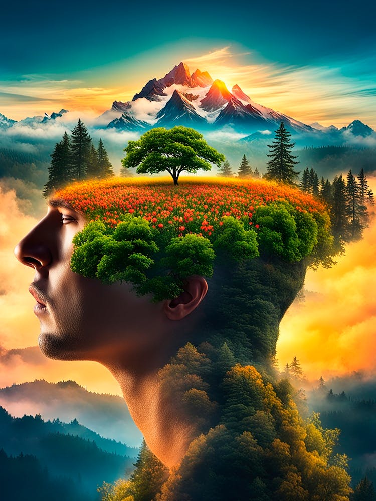 Man With Tree In His Head