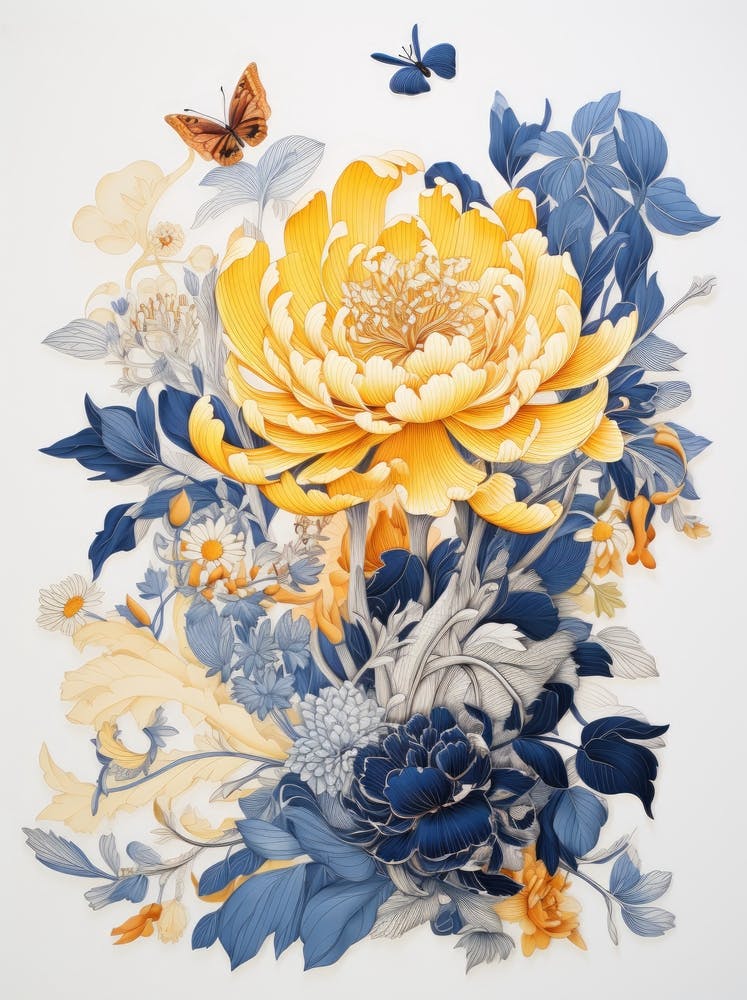 Yellow Peony