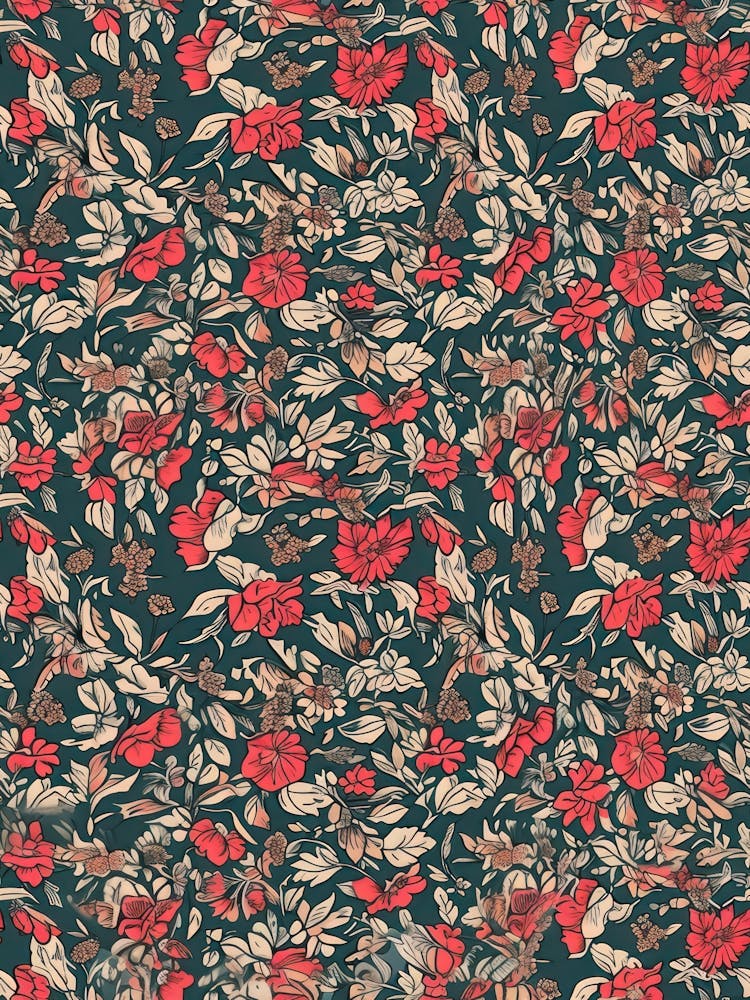 Flower Luxe London Fabrics Floral Pattern 7