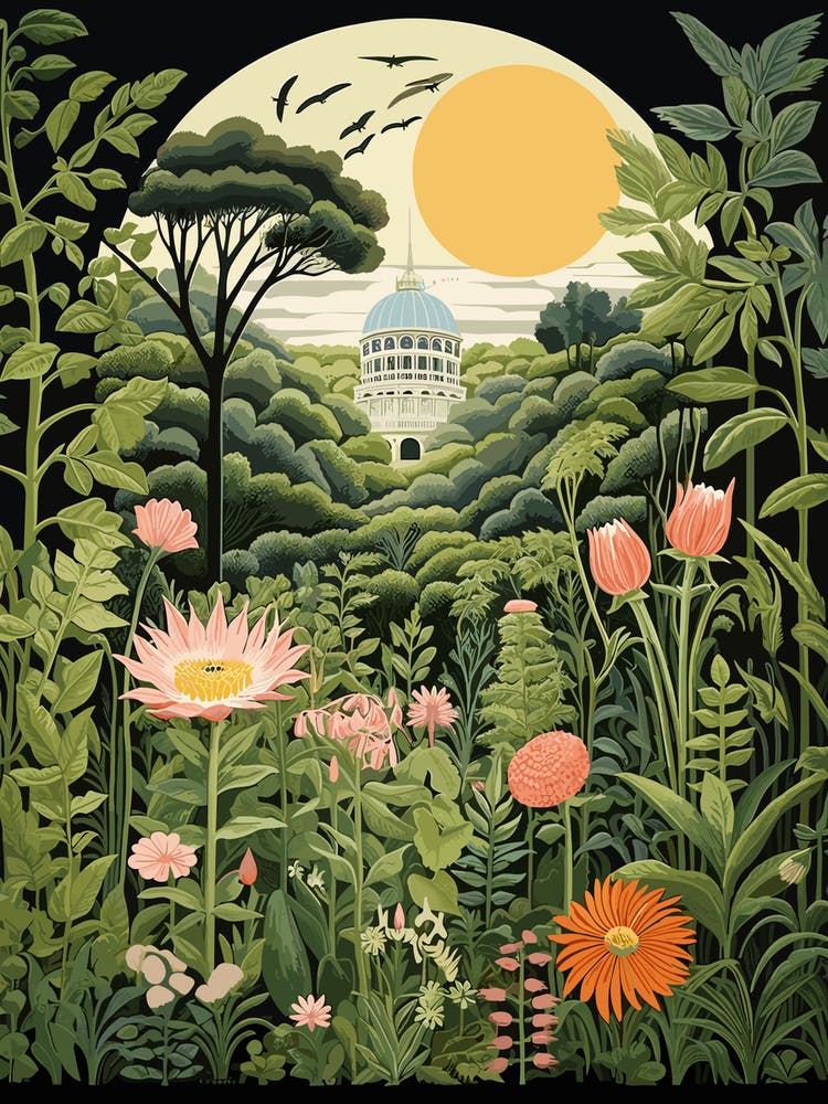New York Botanical Garden Usa Henri Rousseau Style 1