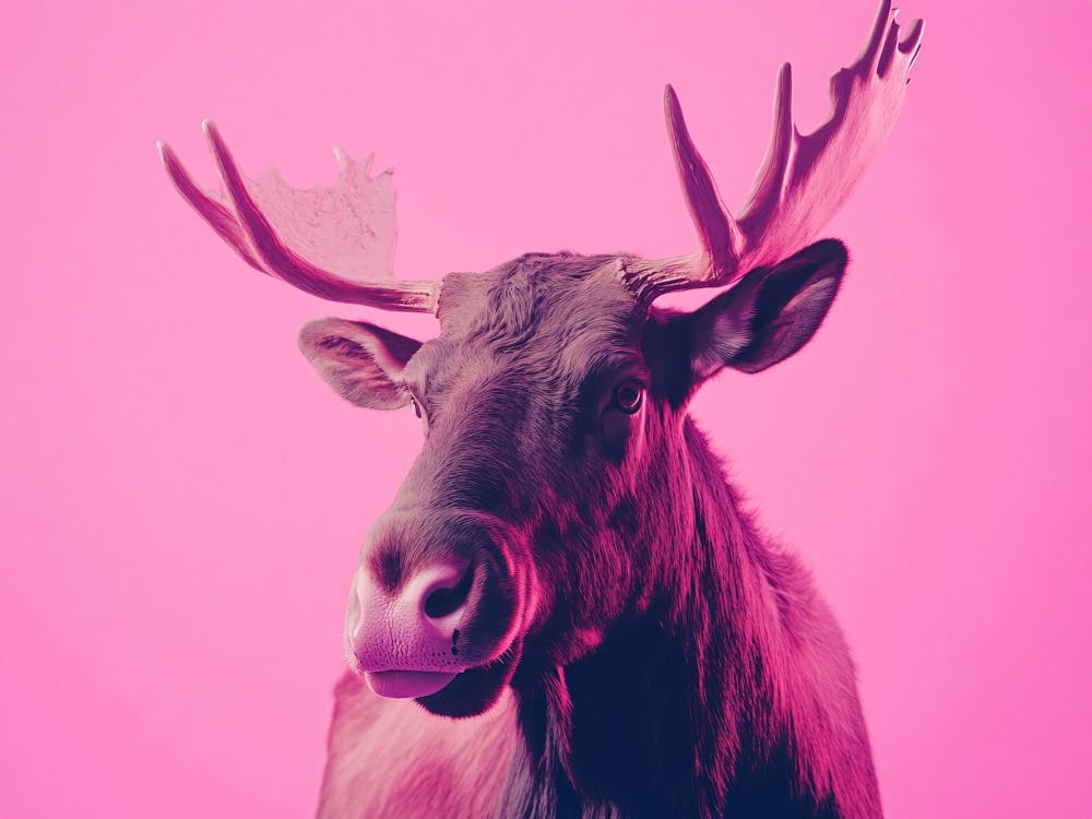 Moose Portrait