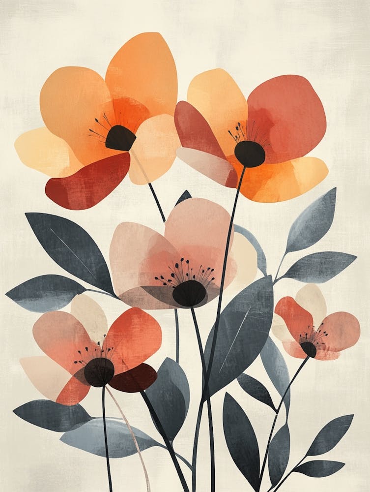 Coquelicots Oranges 5