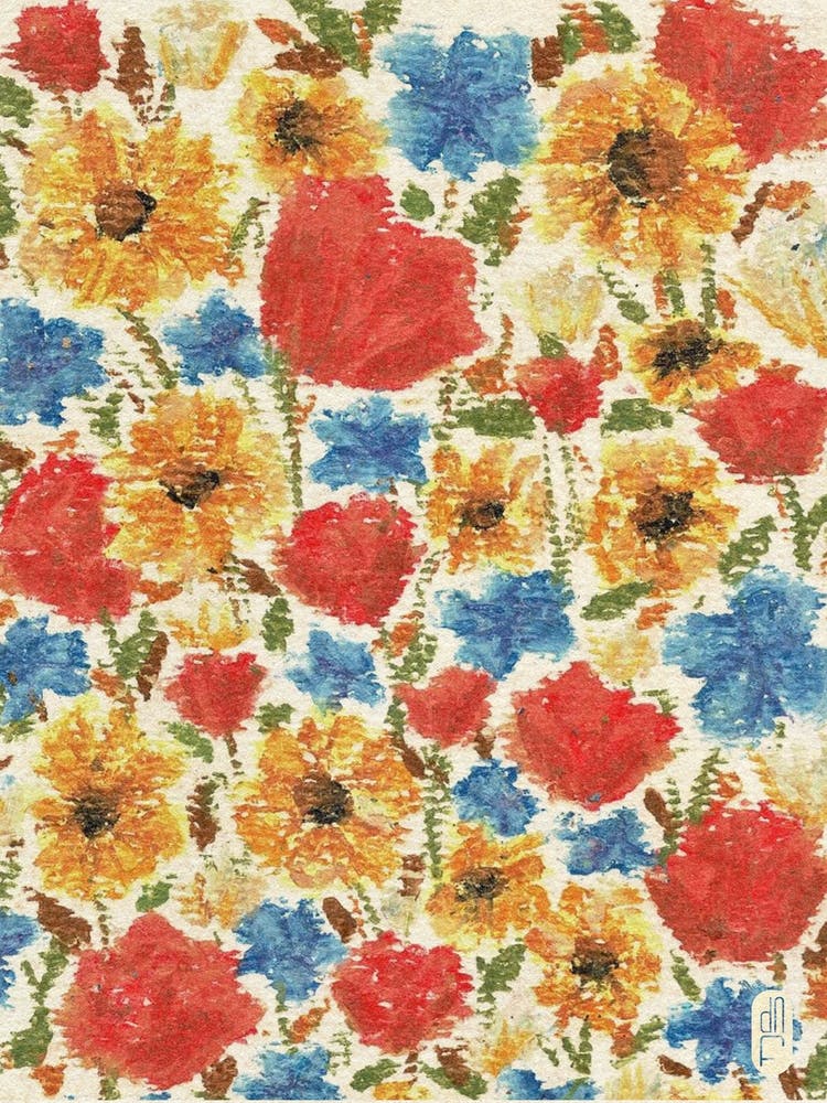 Sunflowers And Tulips