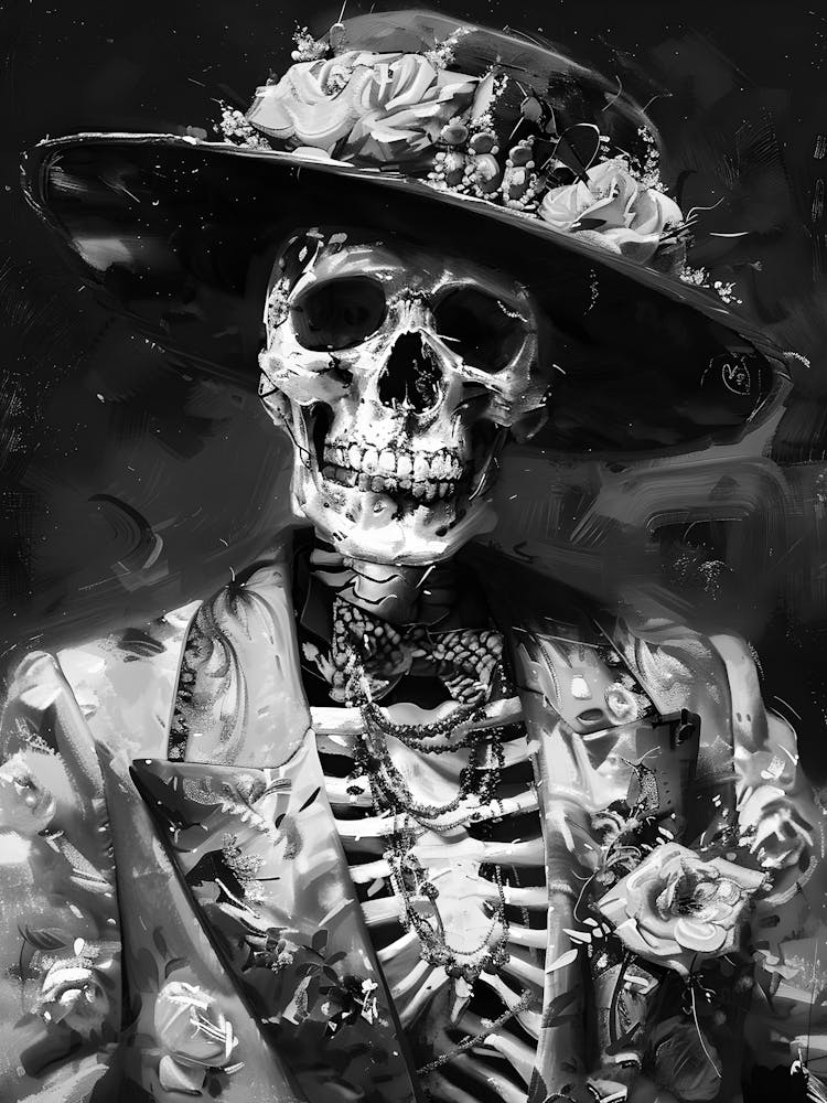 Day Of The Dead Skeleton 3