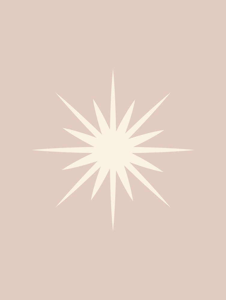 Retro-Sonne Beige