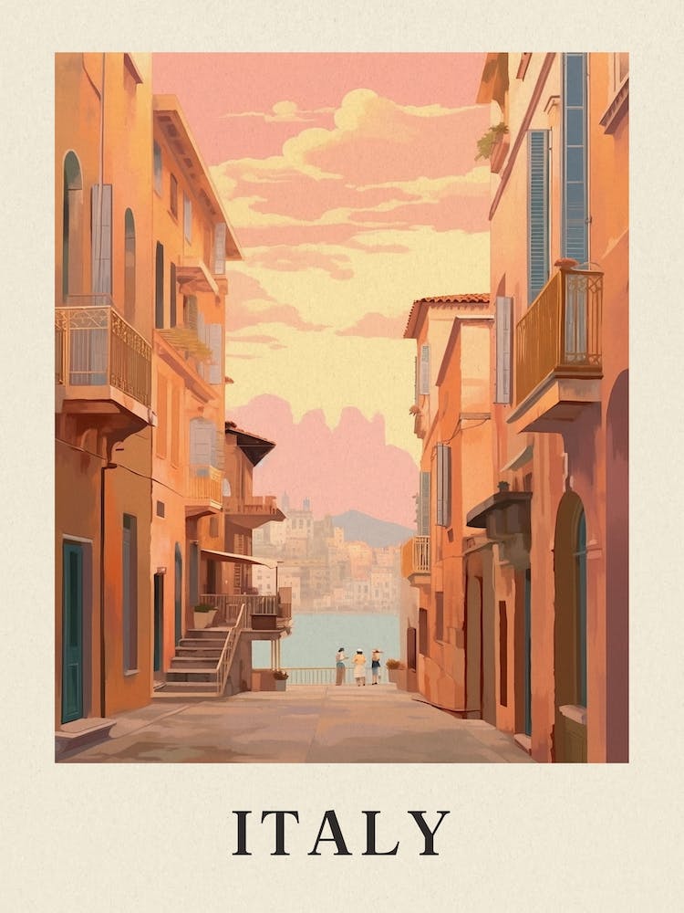 Vintage Travel Poster Italy 3