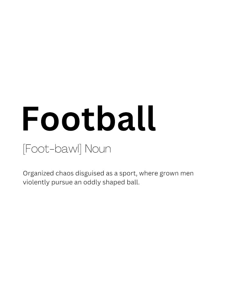 Football Definition Meaning 1