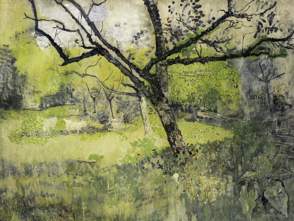 Footpath With Willow And A Village On The Horizon (1891), Richard Roland Holst