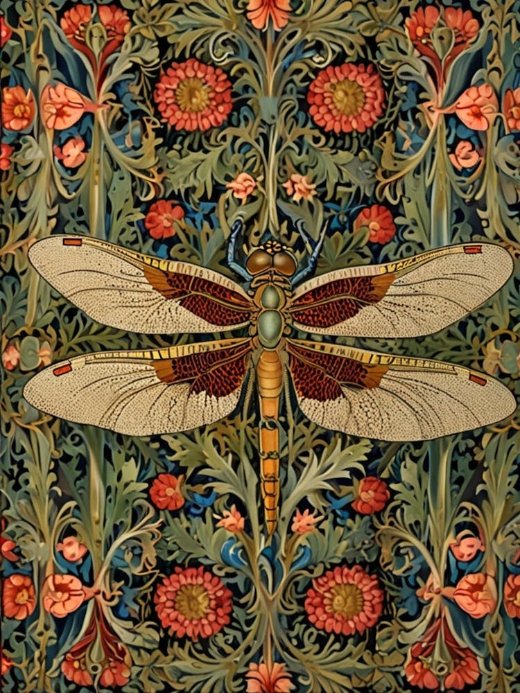 William Morris Dragonfly 7