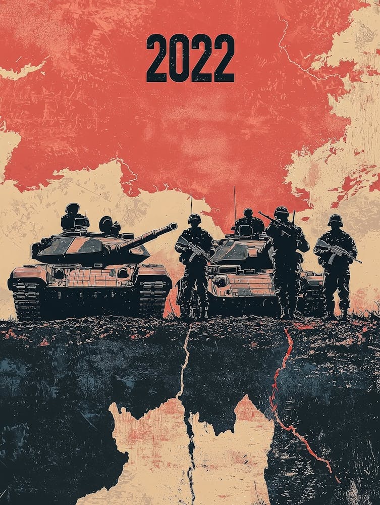 Aihrgdesign A Powerful Geopolitical Poster Marking The Start 14