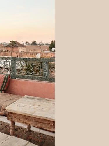 Pastel Rooftop Marrakech