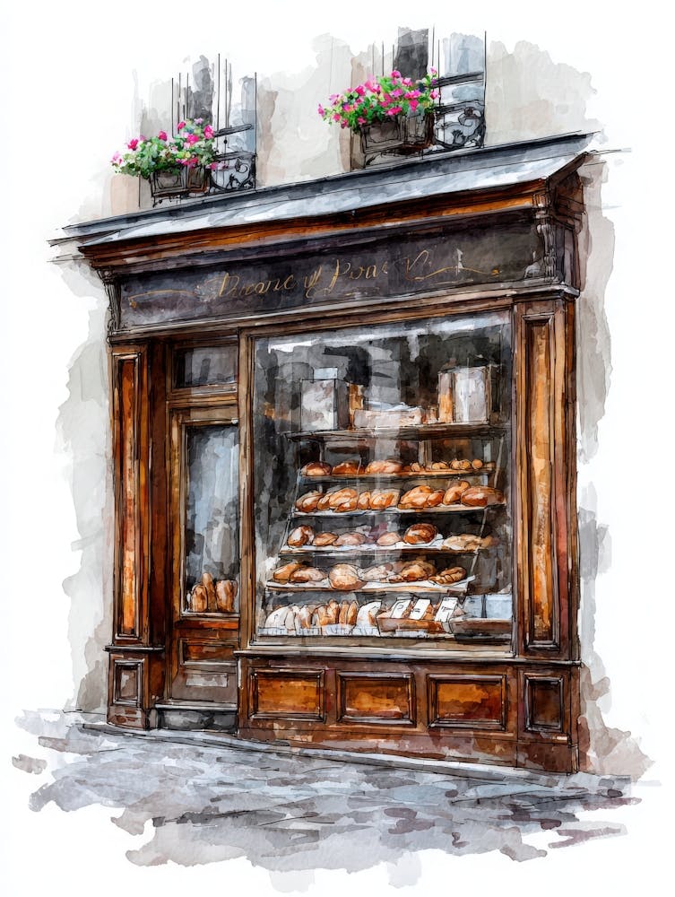 Aihrgdesign A Vintage Style Bakery Storefront In A Small Euro 5c6ee5f6 C9ea 4858 Ba7d C548590b66b6 1
