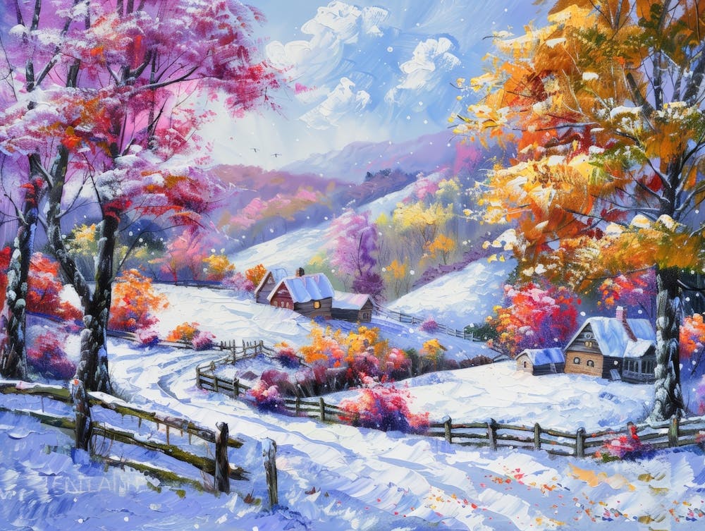 Paysage D'Hiver 19