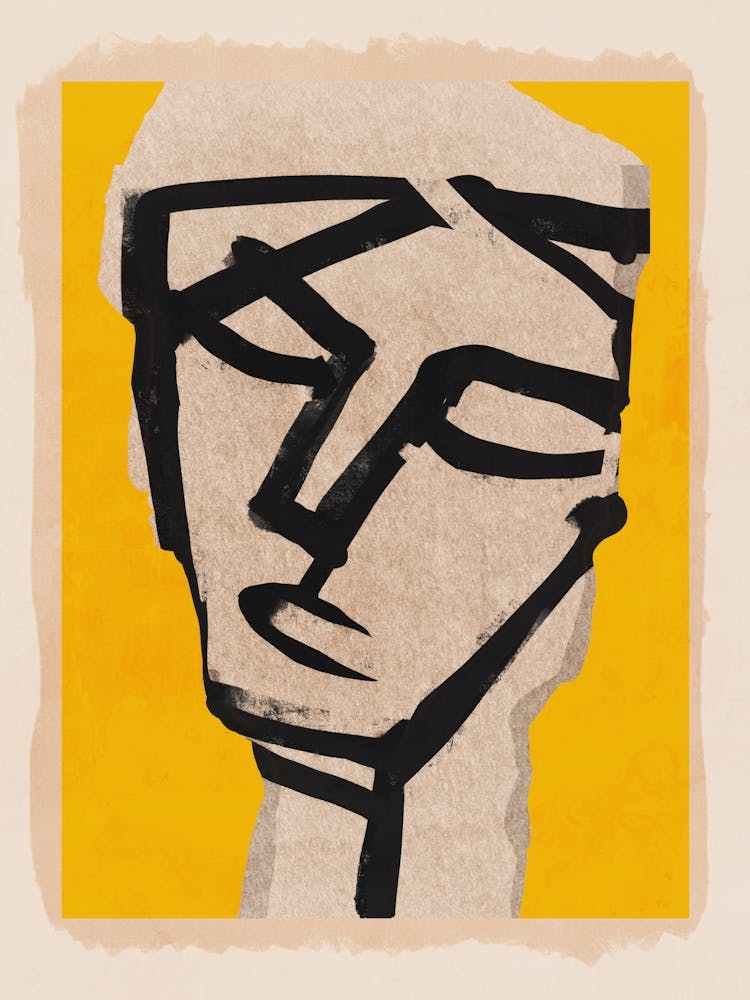 Modern Abstract Art Face 20