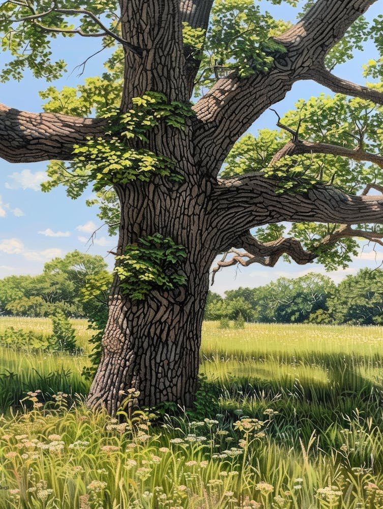 Large Oak Tree