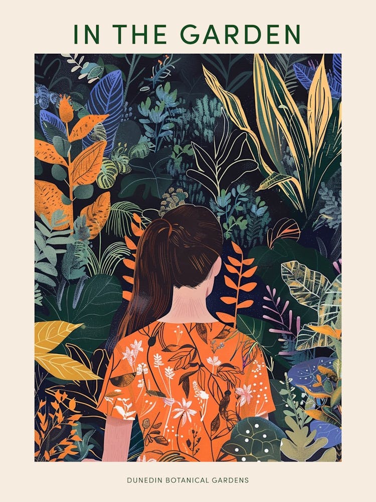 In The Garden Poster Dunedin Botanical Gardens 3