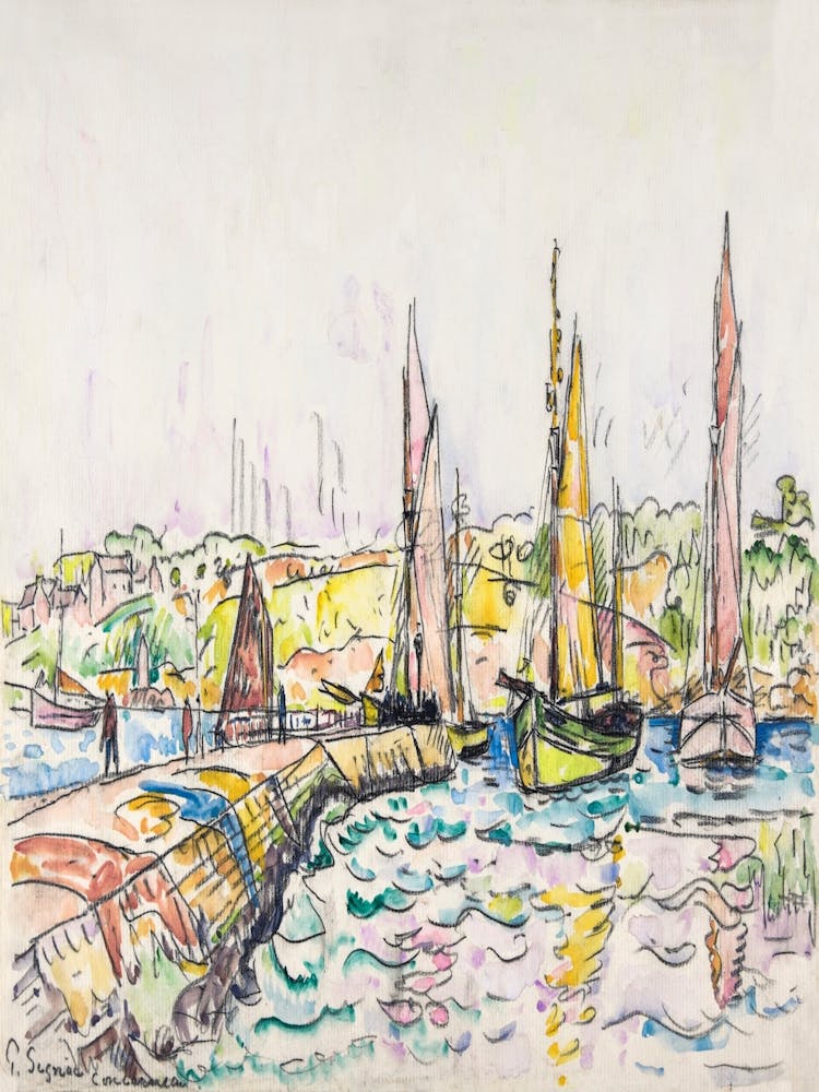 Sailboats At The Harbor