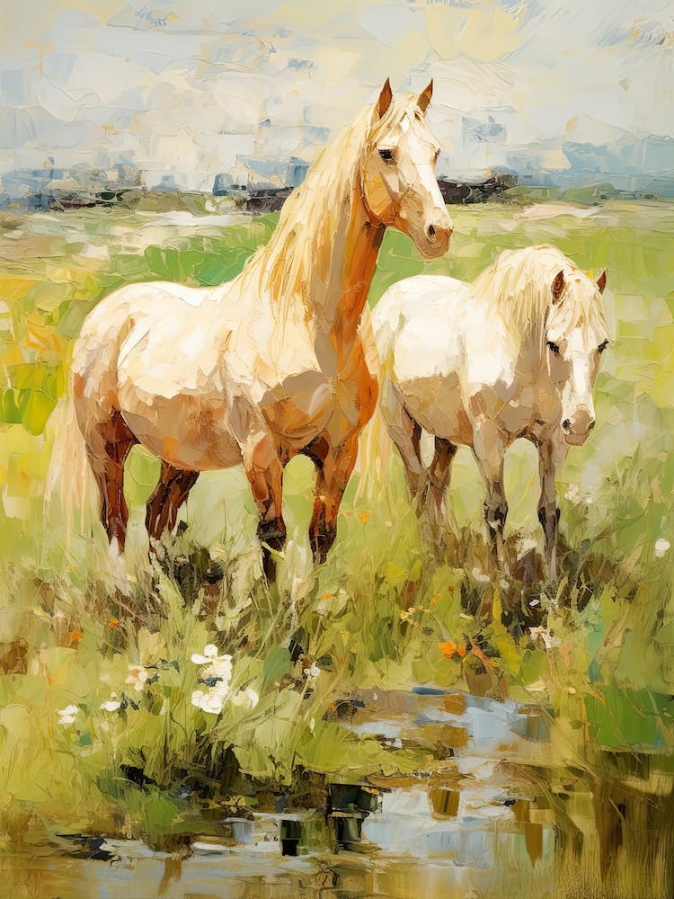 Horses Painting In Andes, Chile 3
