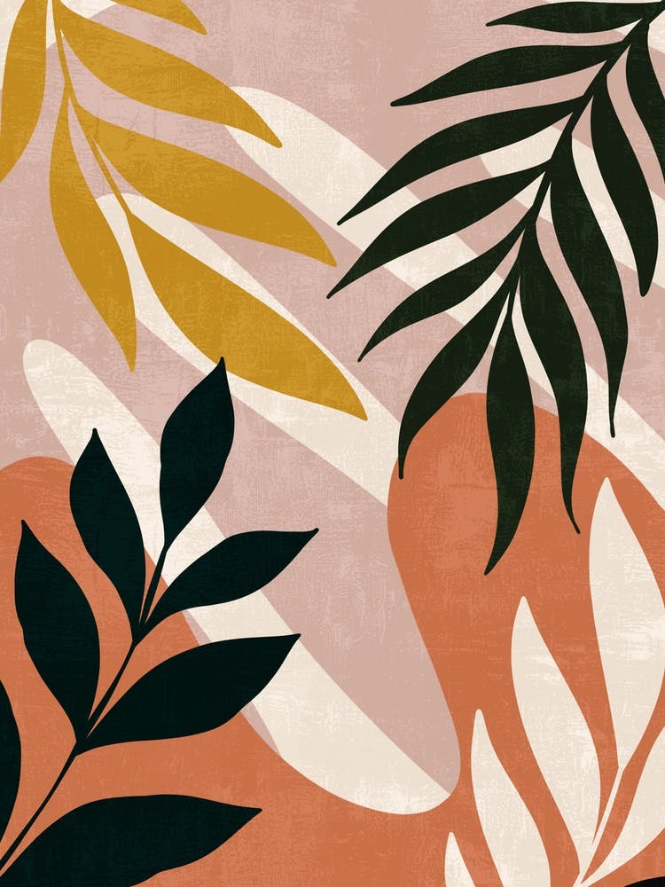 Abstract Tropical Leaves 9