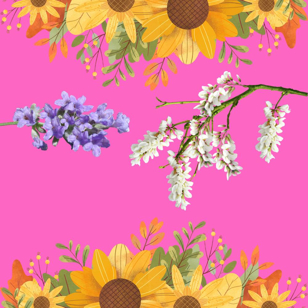 Blumenkunst-Design
