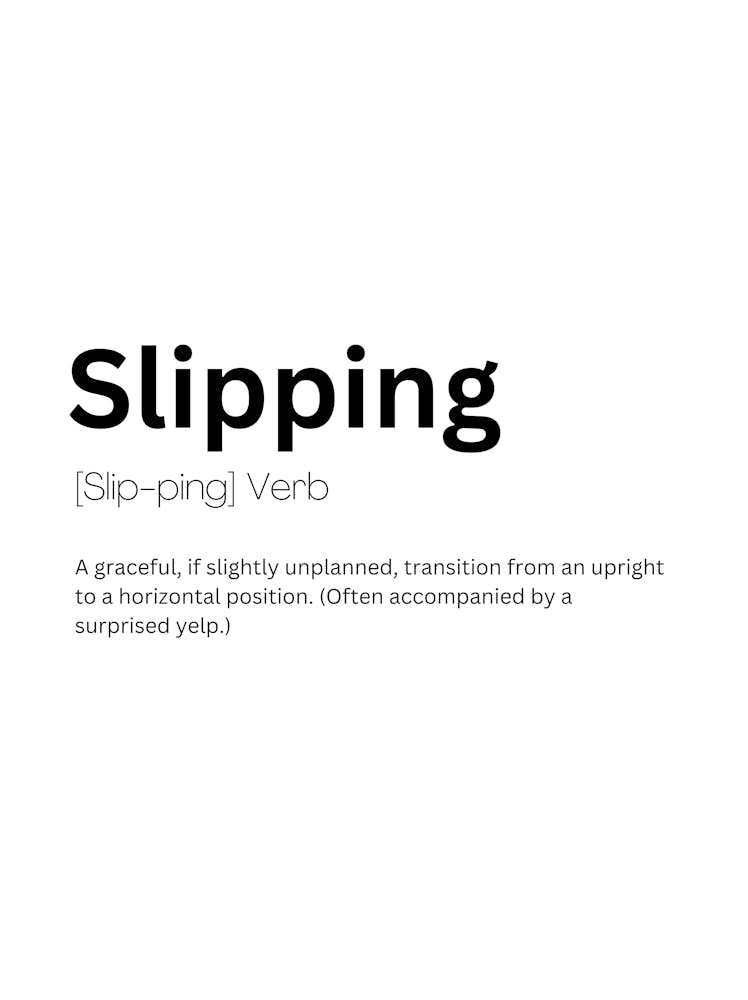 Slipping Definition Meaning