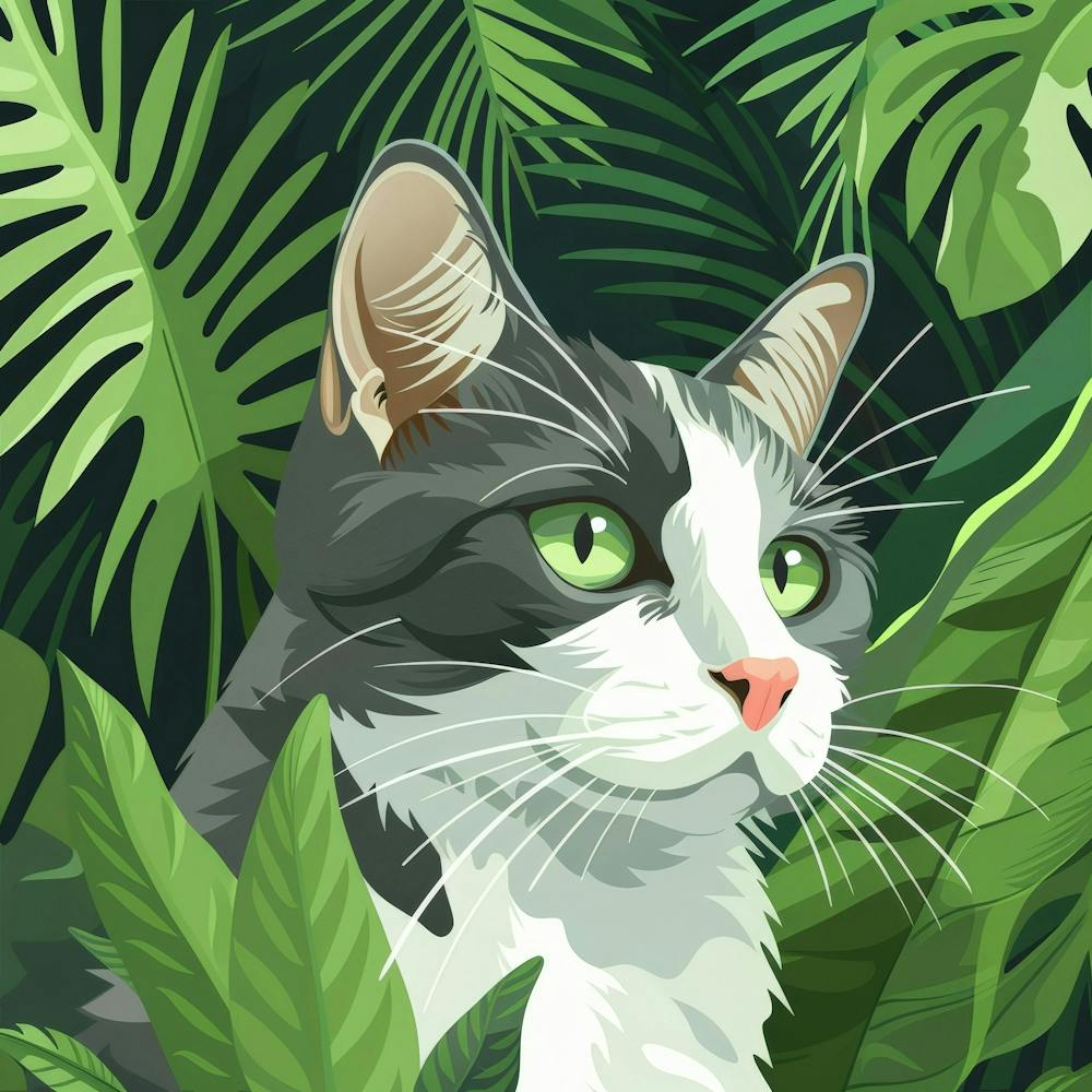 Cat In The Jungle 18