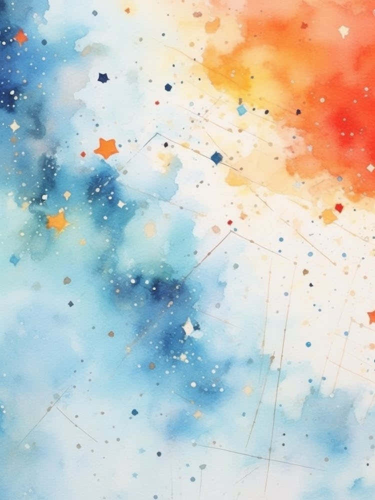 Watercolour Space Celestial 4