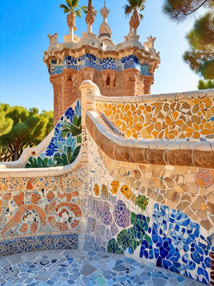 Guelph Park In Barcelona, Spain