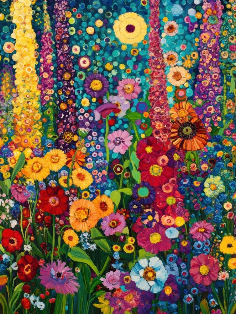 Garden Of Colorful Flowers 9