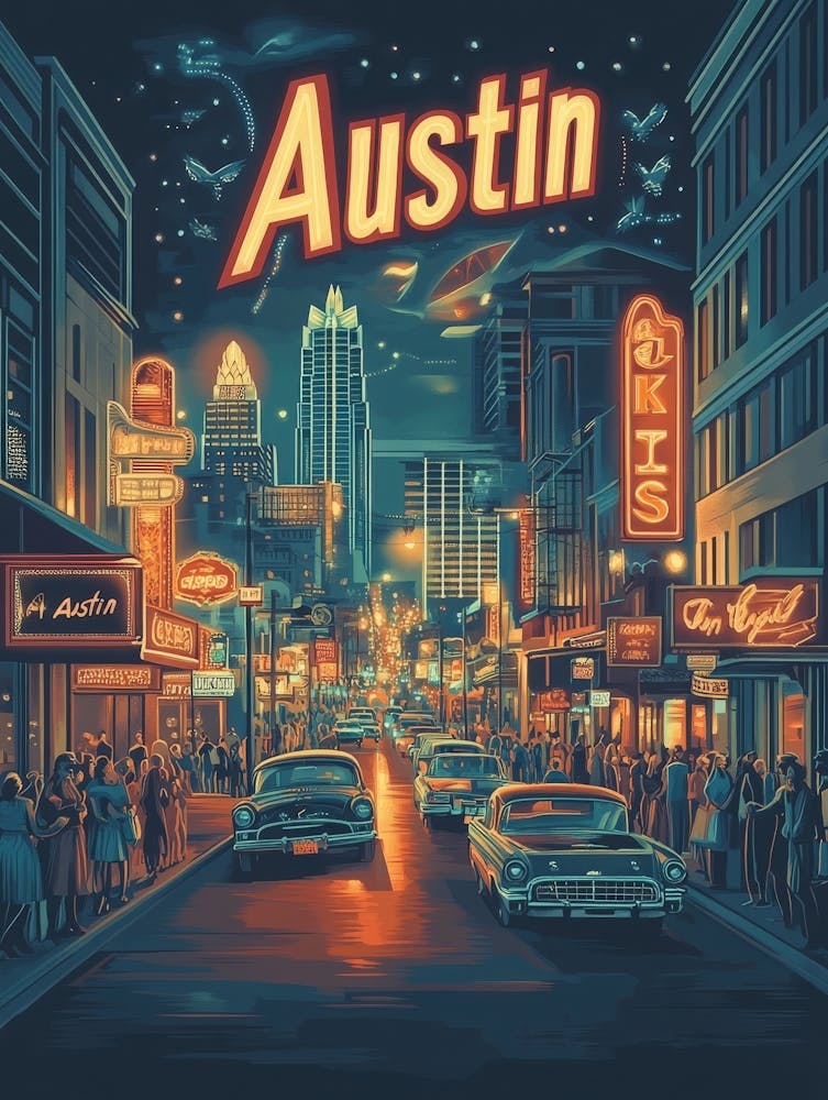 Aihrgdesign A Classic 1960s Travel Poster For Austin Showcasi 931d8e1a Ae8e 4848 Bf33 E457c860808b 1