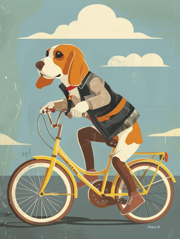 Beagle On A Bike 5