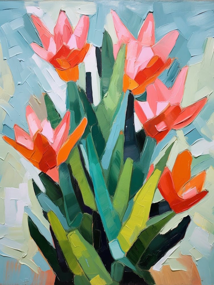 Cactus Painting Bunny Ear 1