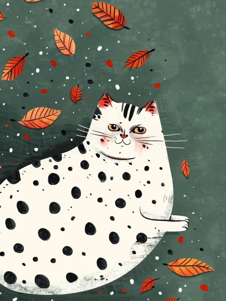 Polka Dot Cat 18