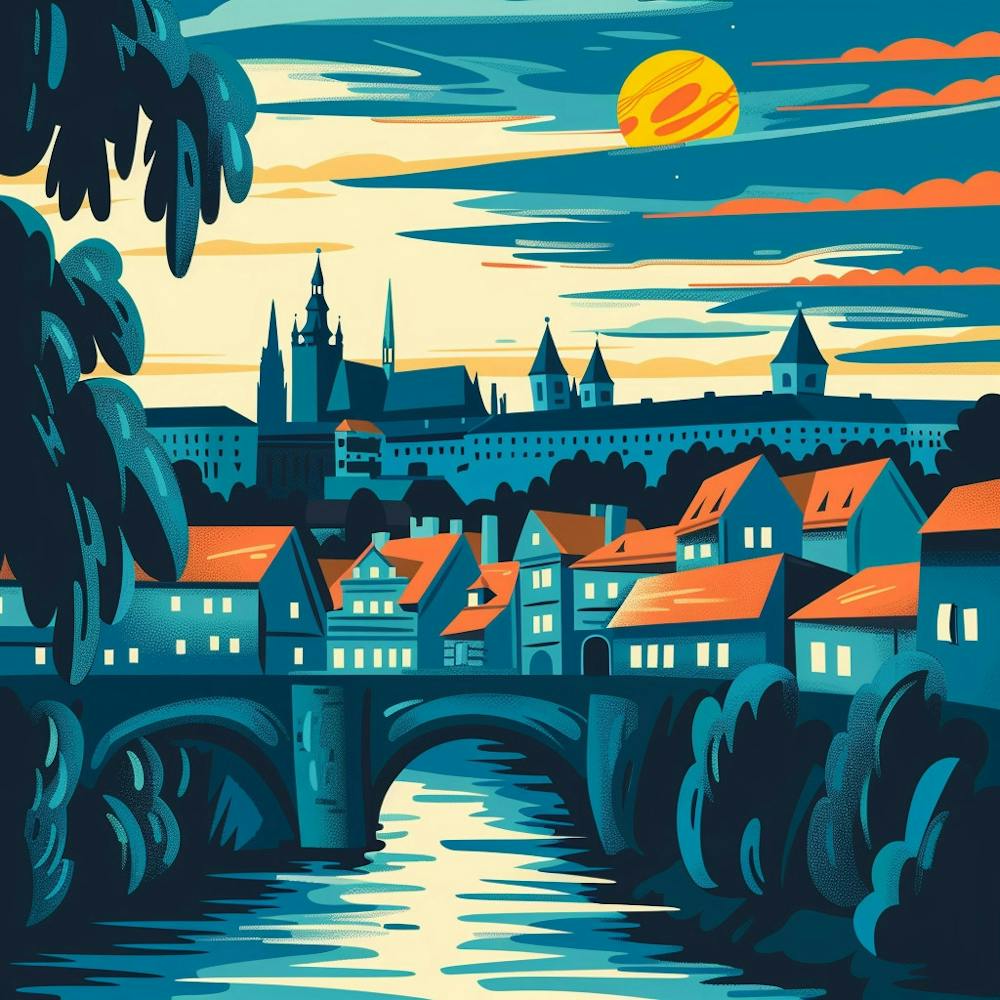 A Prague Castle Vector Design Illustration 1720468400 4