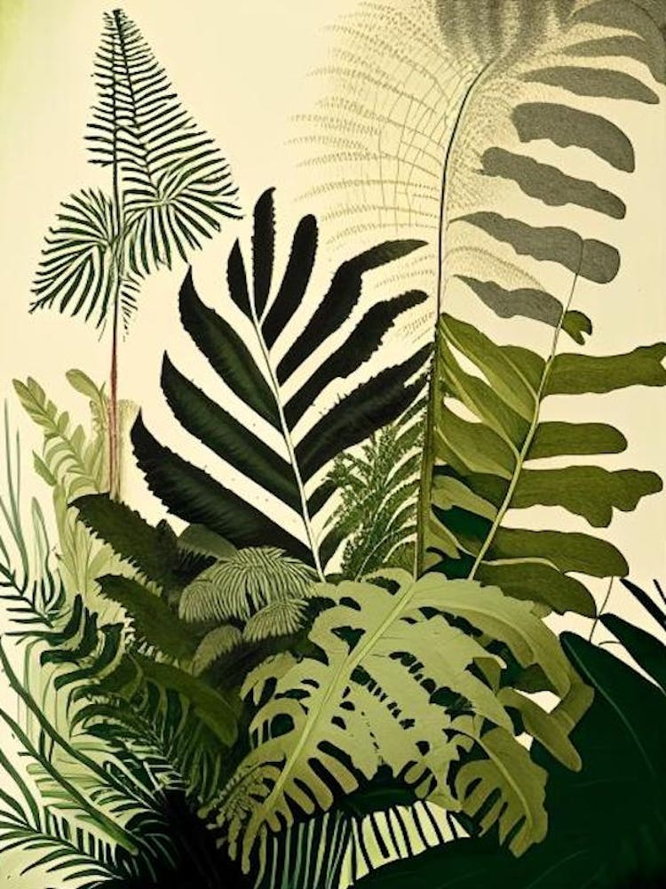 Hardy Fern Rousseau Inspired