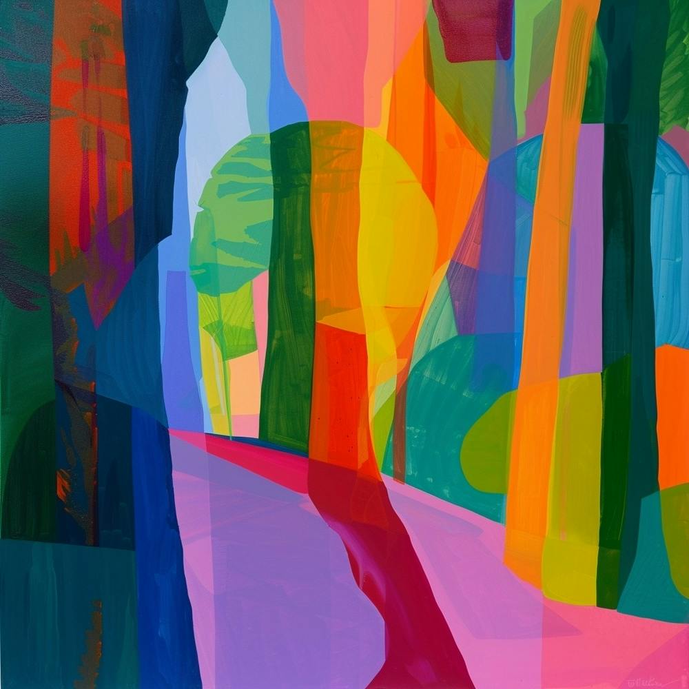 Abstract Park Collection Tiergarten Berlin 1