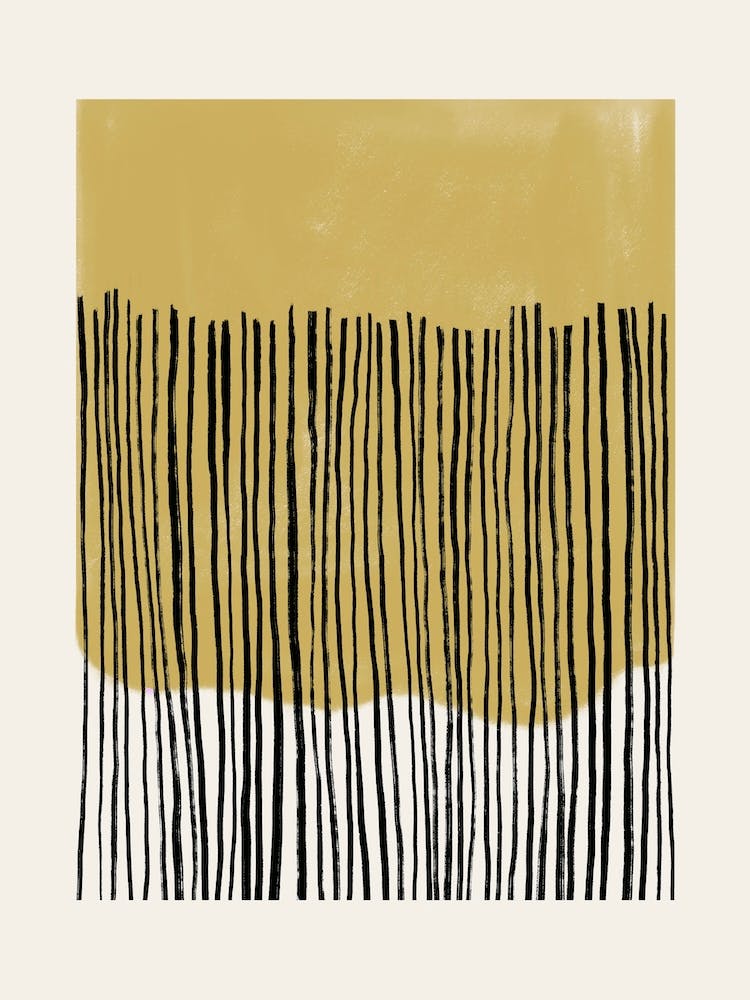 Black Stripes In Ochre