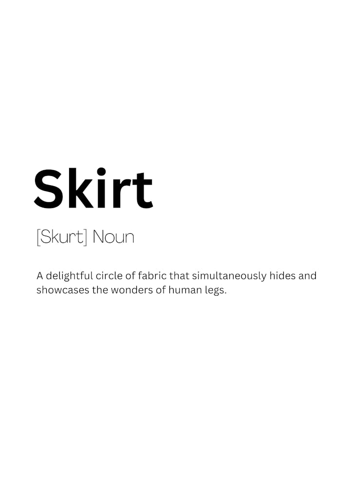 Skirt Definition Meaning