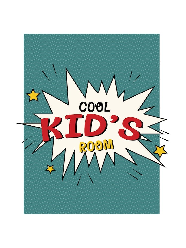 Comic Book Posters Cool Kids Room
