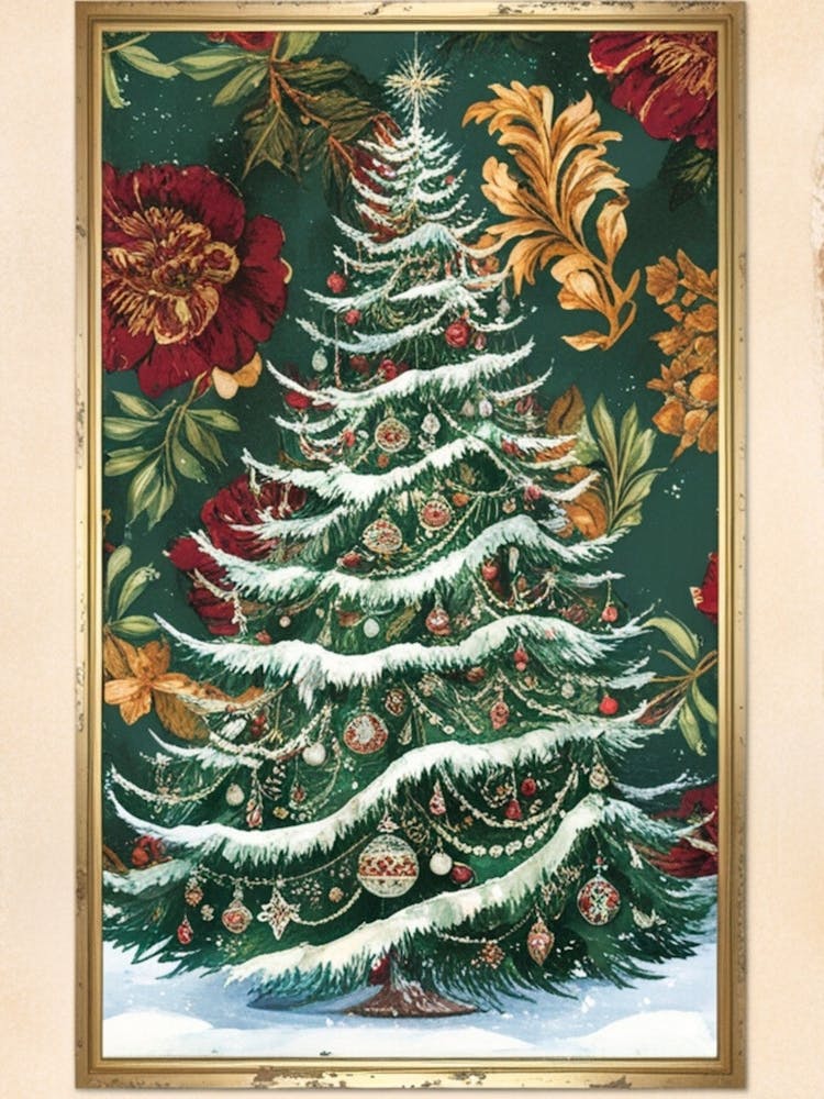 William Morris Christmas Tree 39
