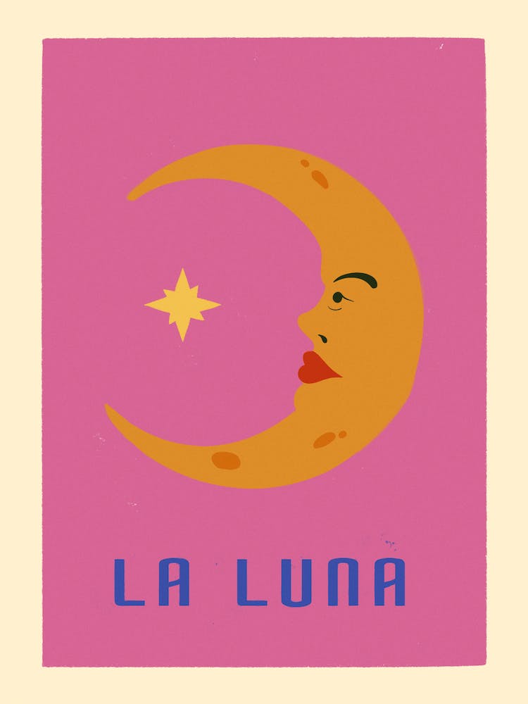 La Luna Moon print