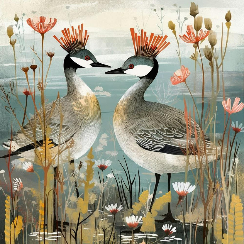 Bird In Nature Grebe 2