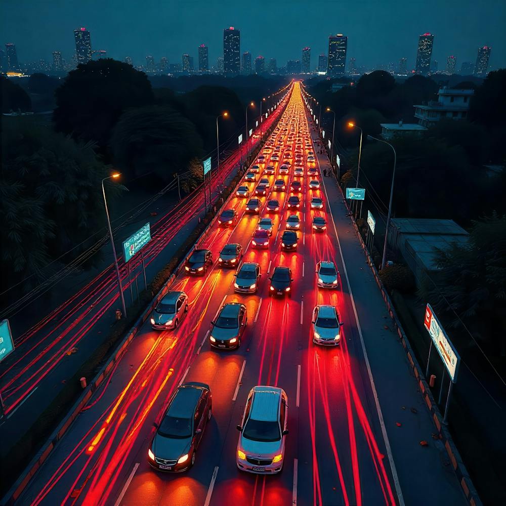 Traffic At Night