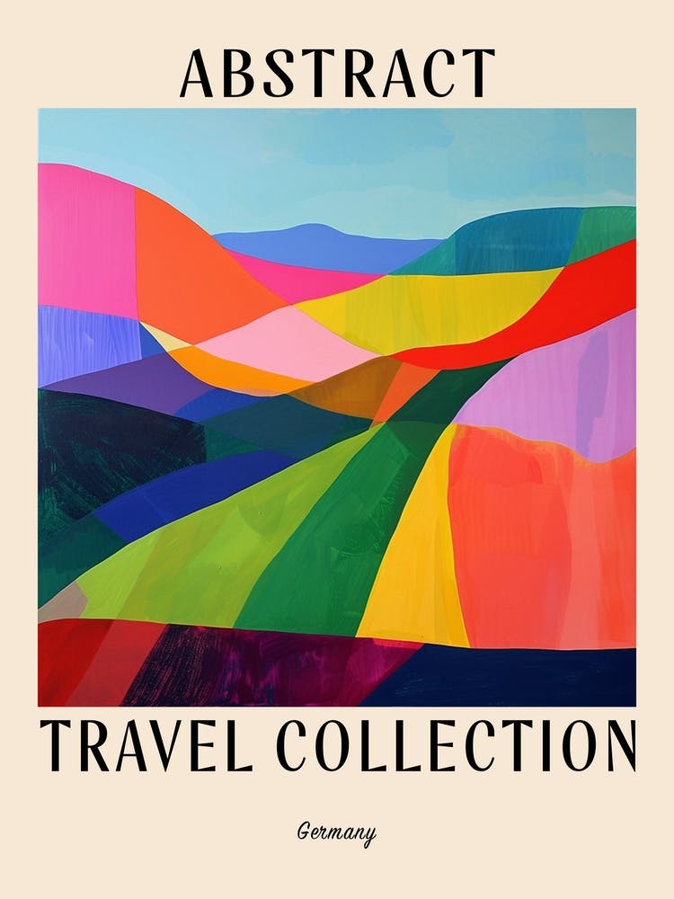 Abstract Travel Collection Poster Germany 5